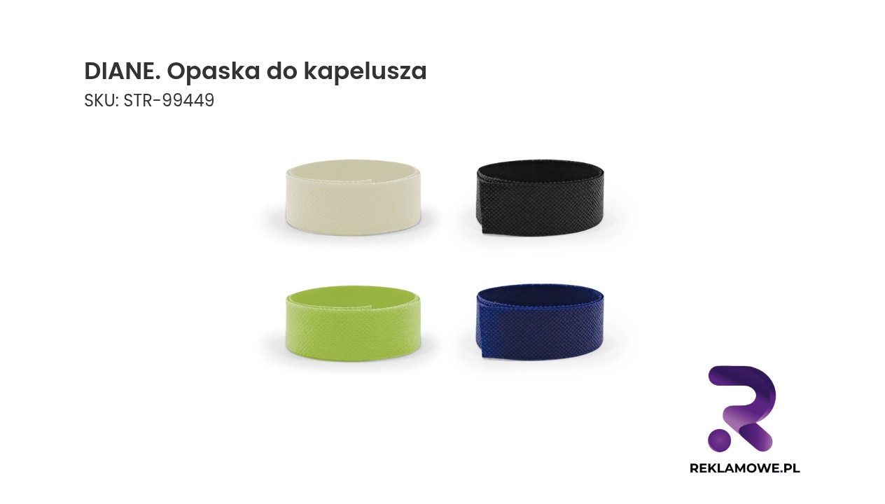 DIANE Opaska do kapelusza w eleganckim stylu