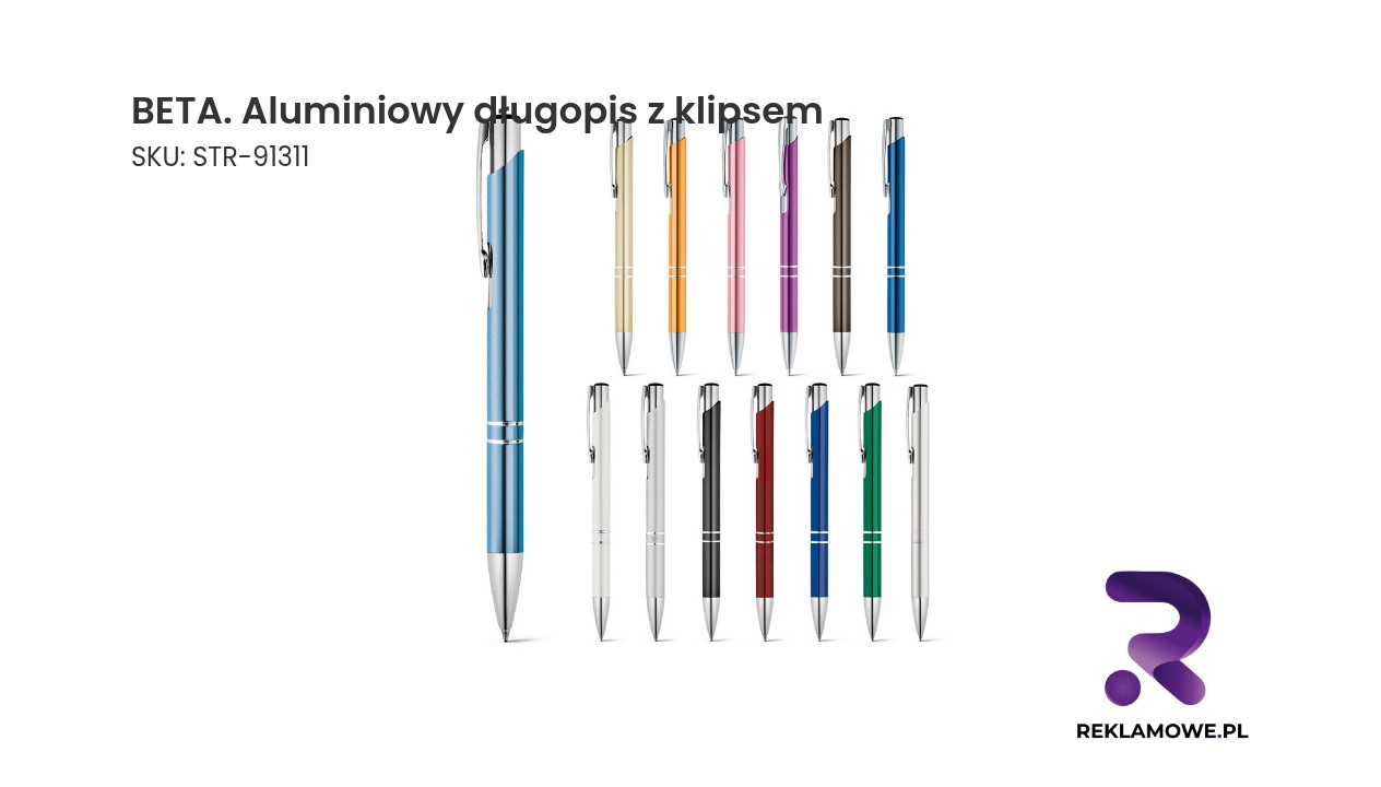 BETA. Aluminiowy długopis z klipsem BETA aluminiowy długopis z klipsem