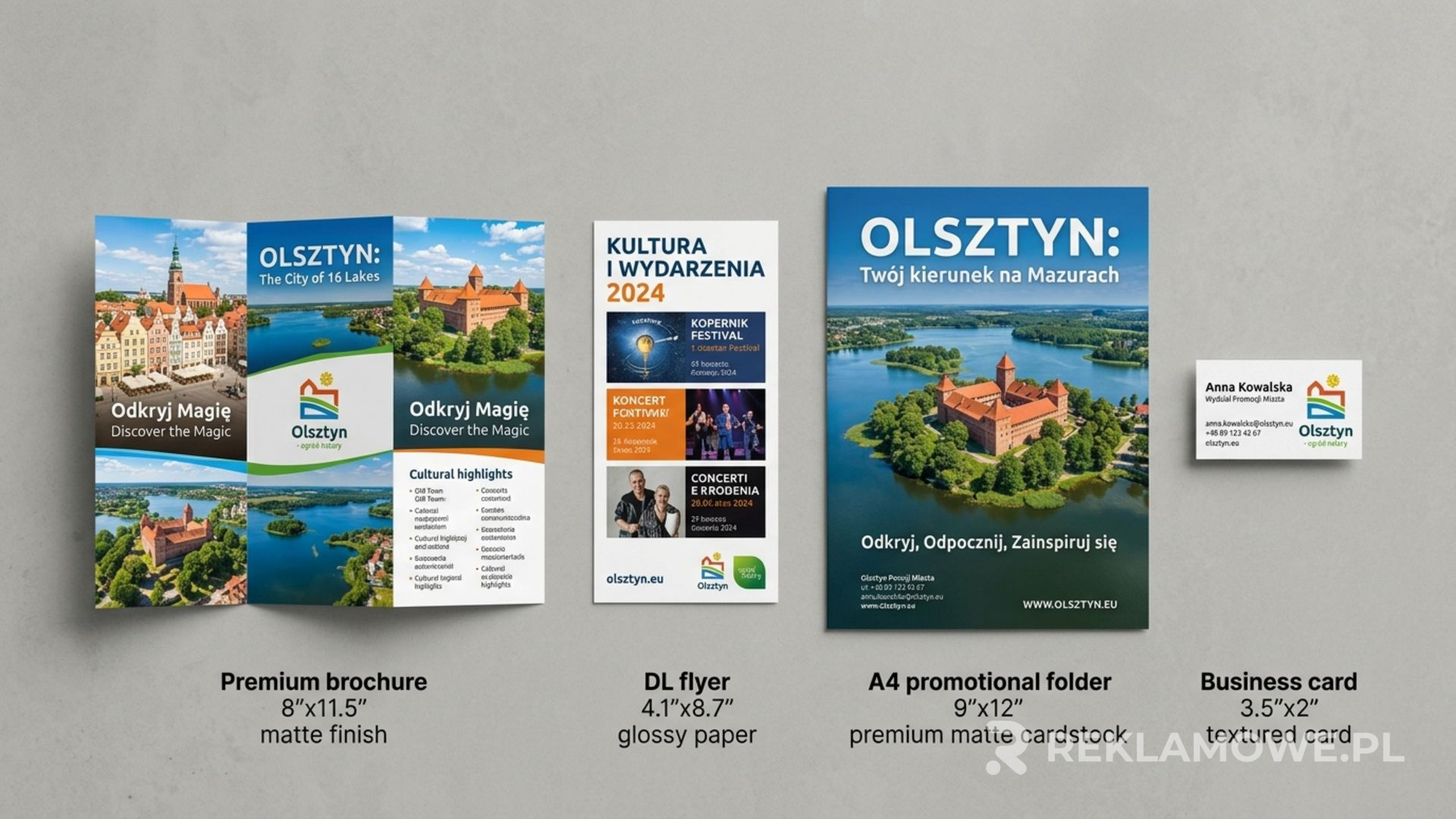 Gadżety reklamowe z logo dopasowane do branży i budżetu w Olsztynie