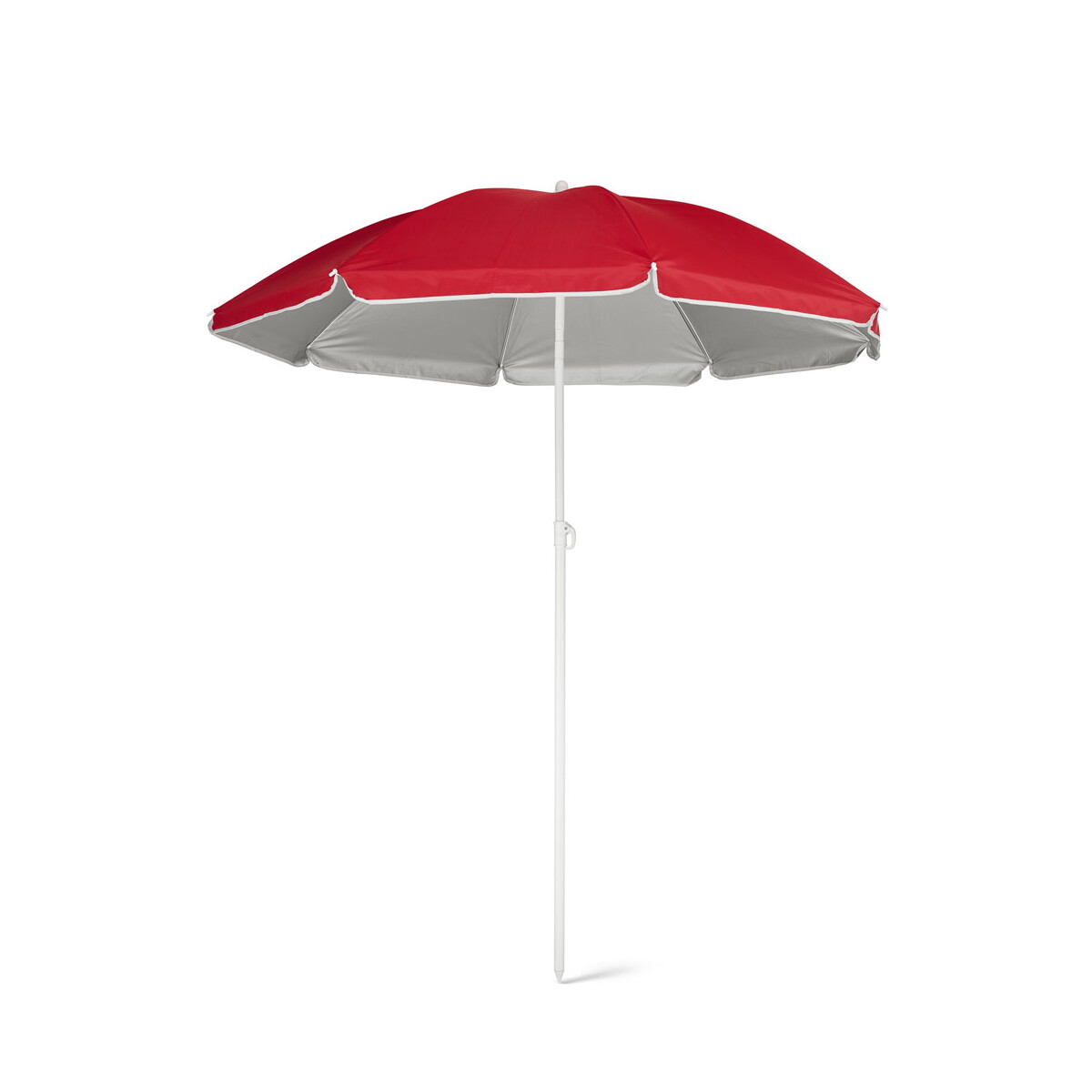 PARANA. Odchylany parasol plażowy 210T ze srebrną podszewką 98320_set