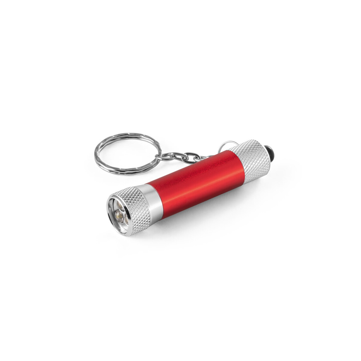 RE-LERGAN. Aluminiowy brelok do kluczy (92% z recyklingu) z latarką LED z 3 diodami 95092_set