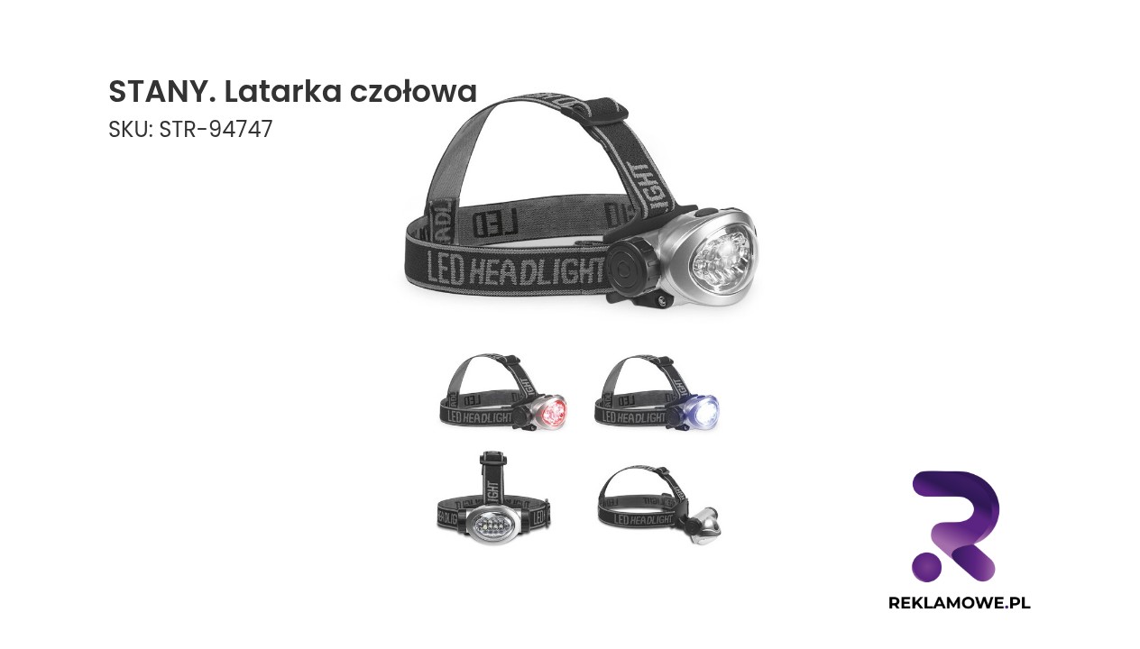 STANY latarka czołowa – praktyczna latarka na głowę do pracy, biegania i outdooru