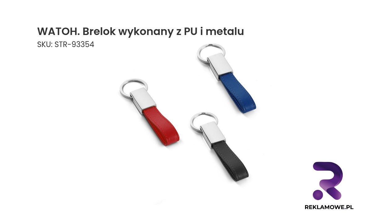 WATOH. Brelok wykonany z PU i metalu WATOH brelok wykonany z PU i metalu